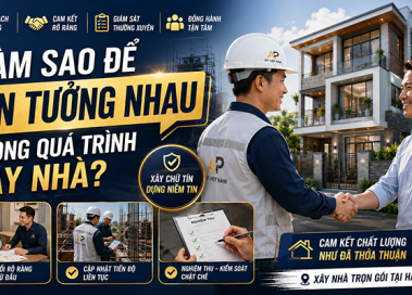 Làm sao để giữ được sự tin tưởng trong suốt quá trình xây nhà?