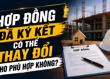 Phải làm sao khi thấy hợp đồng xây nhà đã ký có chỗ chưa phù hợp?