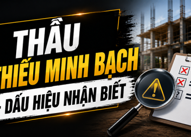 Những dấu hiệu cho thấy nhà thầu thi công thiếu sự minh bạch ngay từ đầu