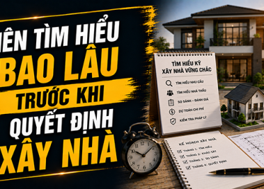 Gia chủ nên tìm hiểu sâu trong bao lâu là đủ để bắt đầu xây nhà?