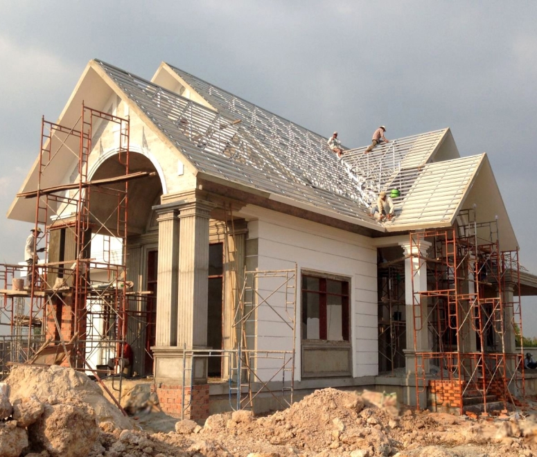 THI CÔNG XÂY DỰNG PHẦN THÔ TẠI GIA LÂM HÀ NỘI